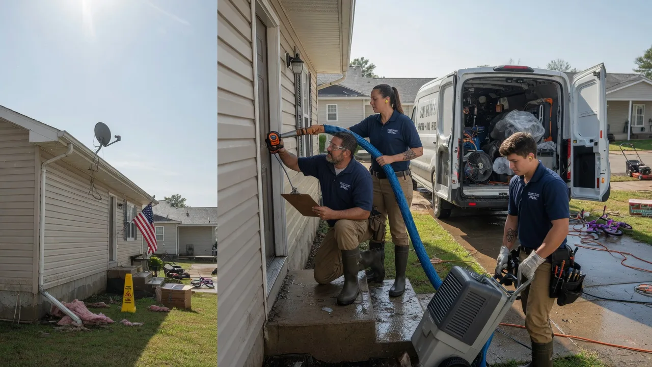 Ceiling Water Damage Restoration in Cuba City, WI near me